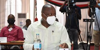 Kenya's Health Cabinet Secretary Mutahi Kagwe.