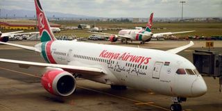 Kenya Airways planes