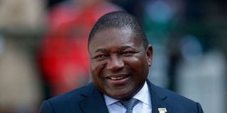 Mozambique's President Filipe Jacinto Nyusi