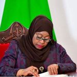 Tanzania's President Samia Suluhu Hassan.