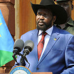 South Sudanese President Salva Kiir.