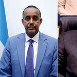 Somalia Mohamed Farmaajo and Hussein Roble.