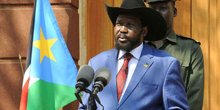 South Sudanese President Salva Kiir.