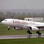 An Emirates Airlines plane..