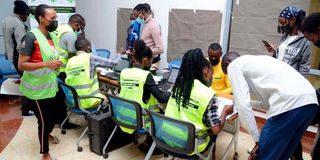 Voter registration.
