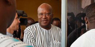 Burkina Faso President Roch Marc Christian Kabore.