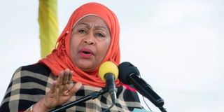 Tanzania’s President Samia Suluhu Hassan.