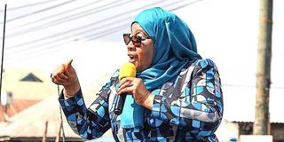 Tanzanian President Samia Suluhu.