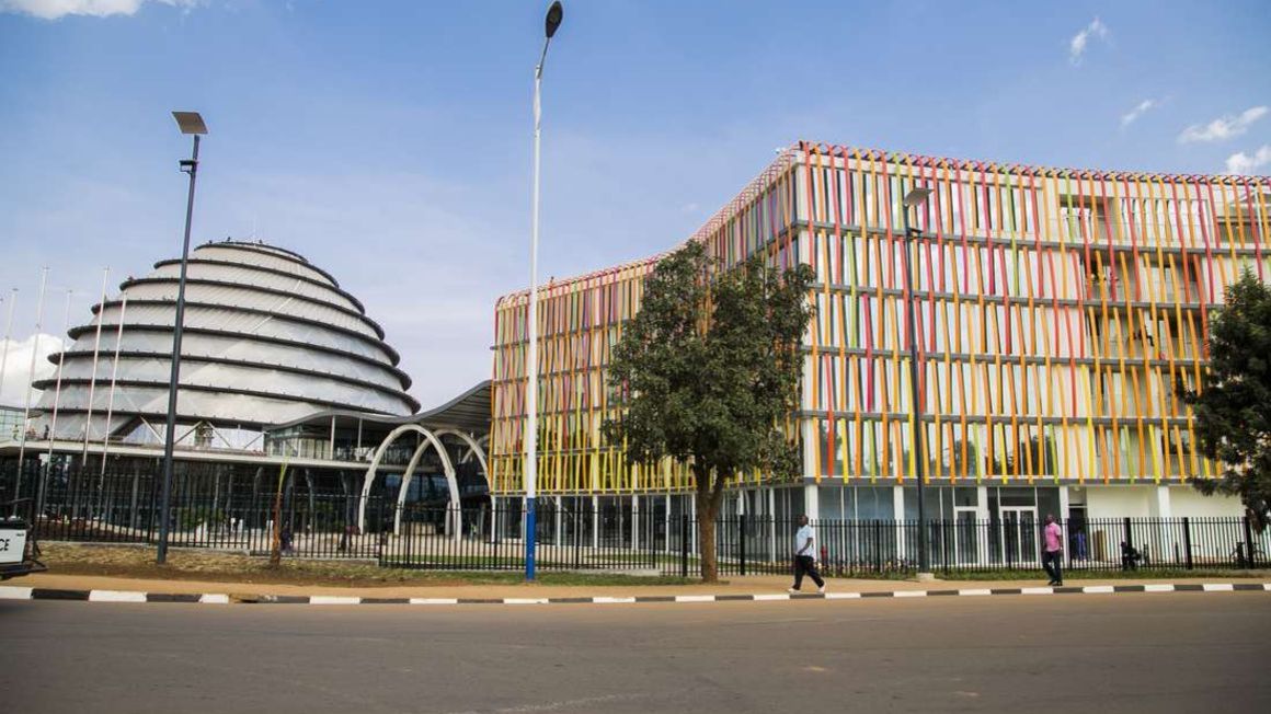 The Kigali Convention Centre.