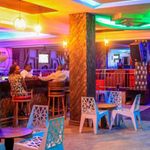 Rios Bar and Restaurant in Kampala, a popular hangout.