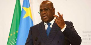 DR Congo President Felix Tshisekedi