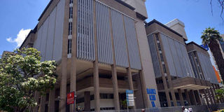 Central Bank of Kenya (CBK) building in Nairobi.