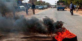 Sudan protest.