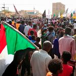 Sudan protest.