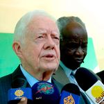 Former US president Jimmy Carter.