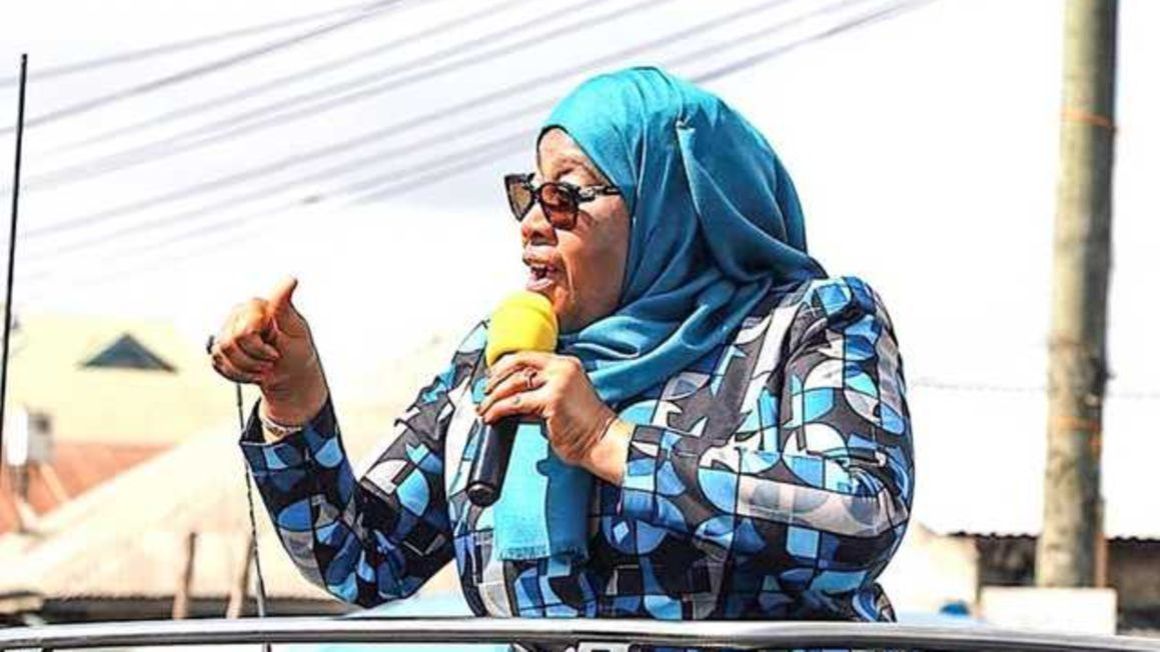 Tanzanian President Samia Suluhu.