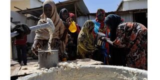 Displaced Somali people