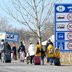 Hungarian-Ukrainian border crossing