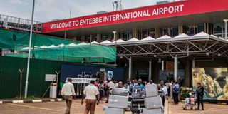 Entebbe Airport, Uganda.