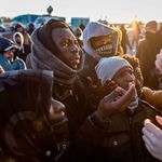 Refugees from Ukraine.