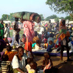 South Sudanese displaced by civil war at a United Nations compound in Juba in a past photo.