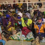 Displaced people in Mozambique.