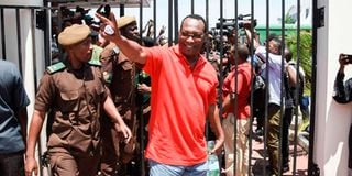 Tanzania's main opposition Chadema party chairman Freeman Mbowe.