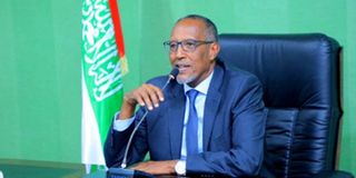 Somaliland President Muse Bihi Abdi.