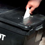 A ballot box.