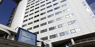 The International Criminal Court's building (ICC) in The Hague, Netherlands.