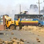 Barricaded roads