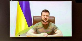 Ukraine's President Volodymyr Zelensky