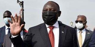 South African President Cyril Ramaphosa