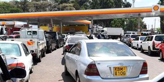 Fuel shortage in Kenya.