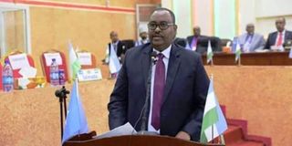 Puntland President Said Abdullahi Deni.