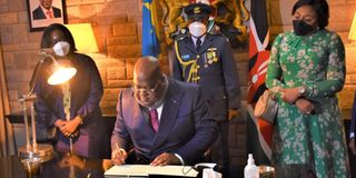 DR Congo President Felix Tshisekedi.