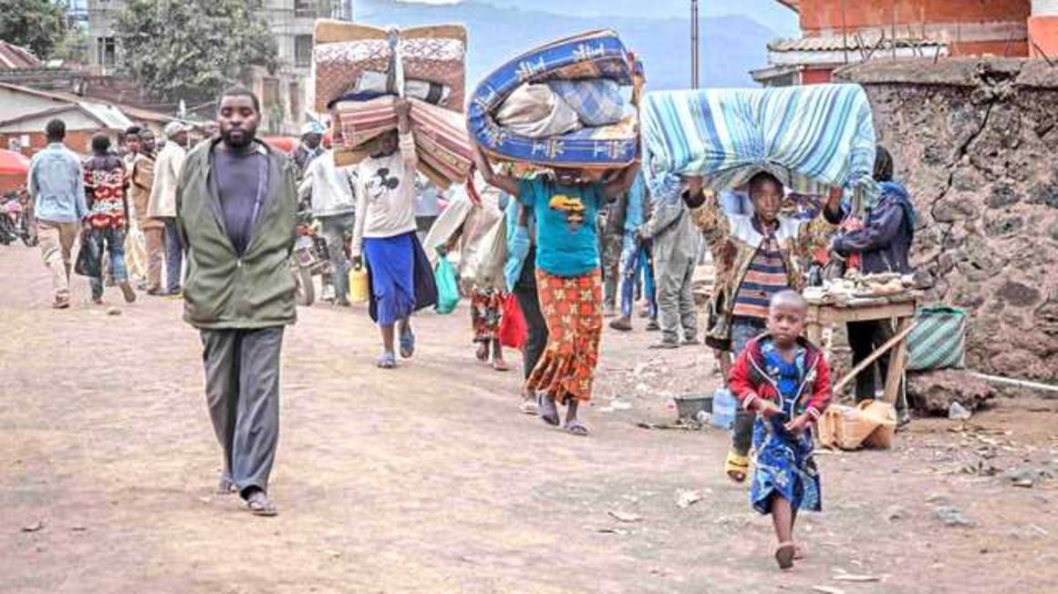 DR Congo refugees.