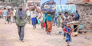 DR Congo refugees.