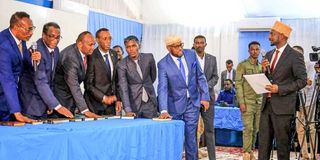 Somalia parliament.