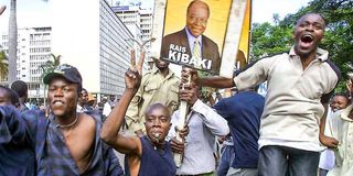 Kibaki supporters.