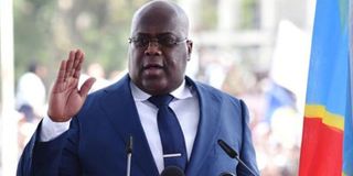 DR Congo President Felix Tshisekedi.