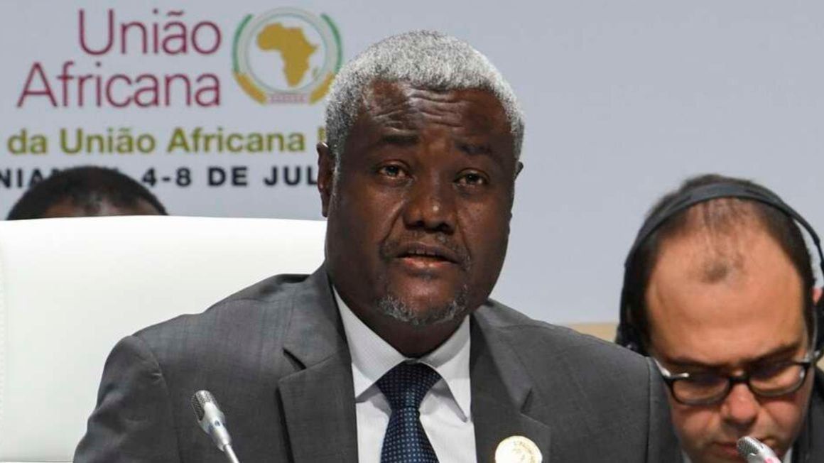 African Union Commission Chairperson Moussa Faki Mahamat.