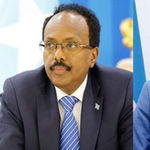 Somalia's President Mohamed Abdullahi Farmaajo and Prime Minister Hussein Roble.