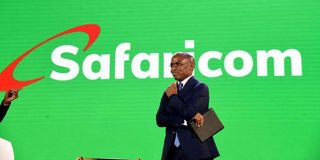 Safaricom Plc CEO Peter Ndegwa.