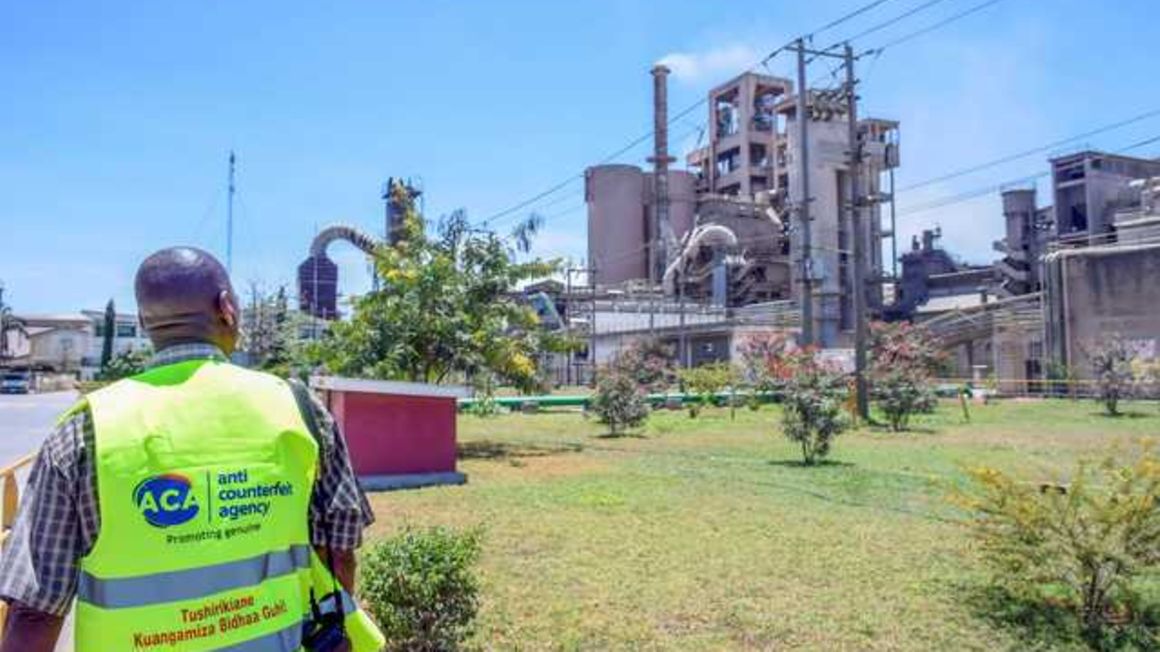 Bamburi Cement factory in Mombasa.