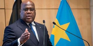 DR Congo President Felix Tshisekedi.