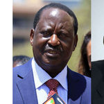 ODM leader Raila Odinga and Deputy President William Ruto. 