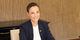 Jamaican Minister Kamina Johnson-Smith.