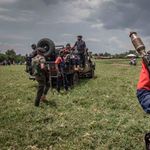 Soldiers on patrol in eastern Democratic Republic of Congo.
