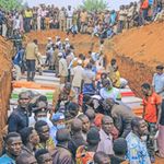 DR Congo mass burial.